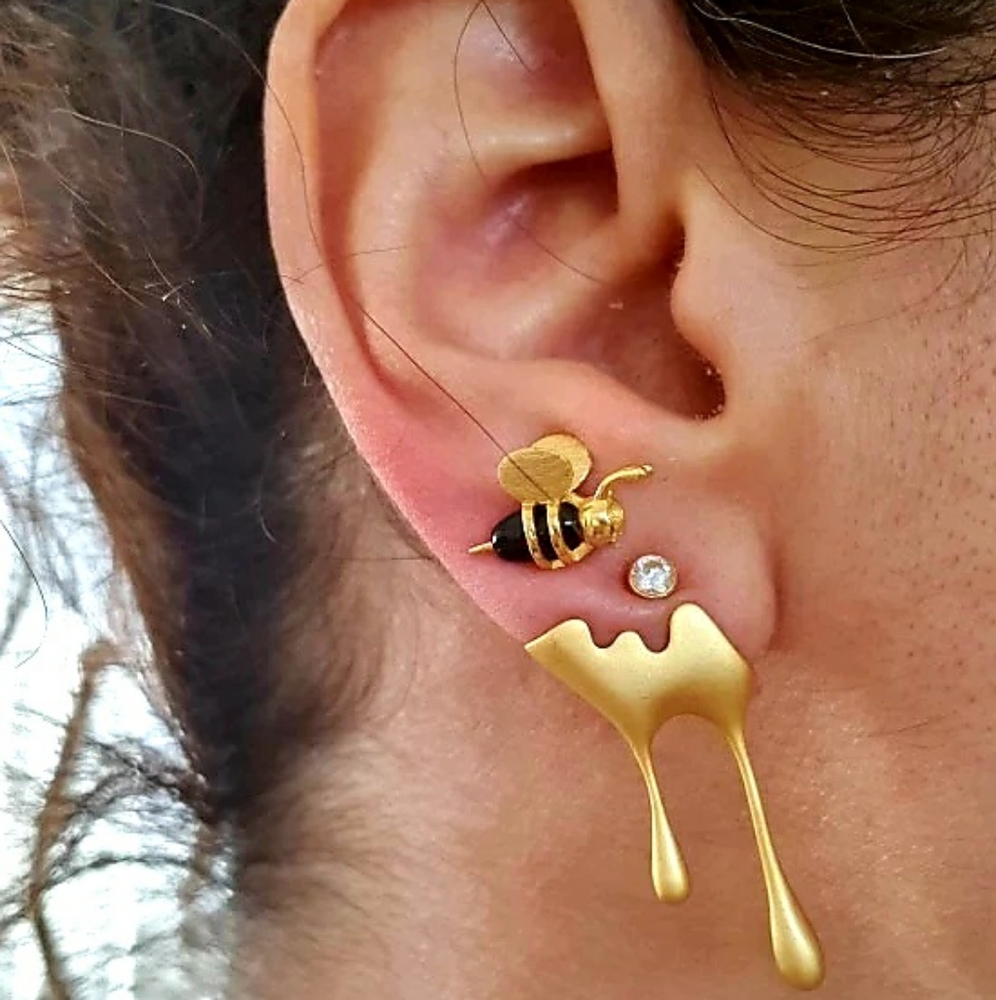 HoneyBee Dripped Earrings